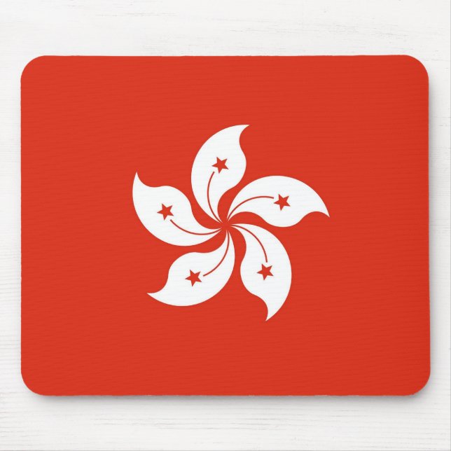 Mousepad mit Flagge Hongkongs, China (Vorne)