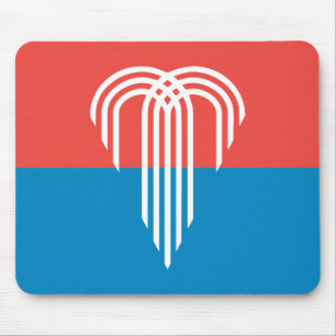 Mousepad mit Flagge von Kansas City, Missouri