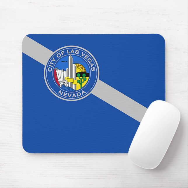 Mousepad mit Flagge von Las Vegas, USA (Mit Mouse)