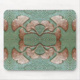 Mousepad mit Gingko-Druck