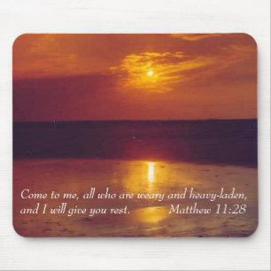 Mousepad mit inspirierend Vers