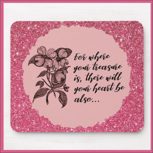 Mousepad mit inspirierendem Schatzangebot