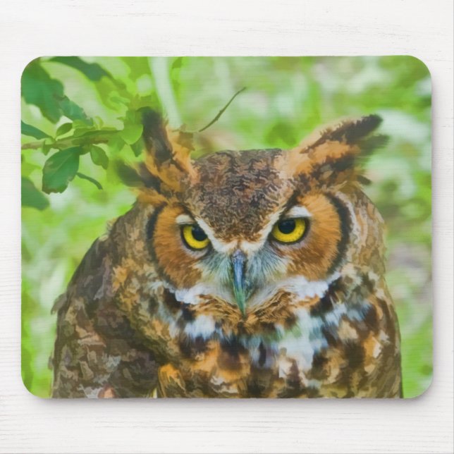 Mousepad mit Virginia-Uhu (Vorne)