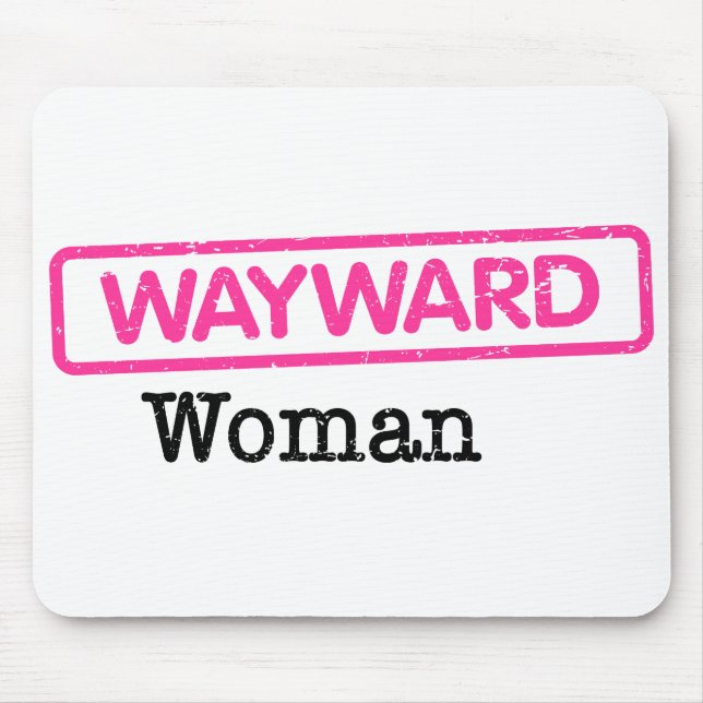 Mousepad mit Wayward-Frauenlogo (Vorne)