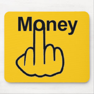 Mousepad Money Gedreht