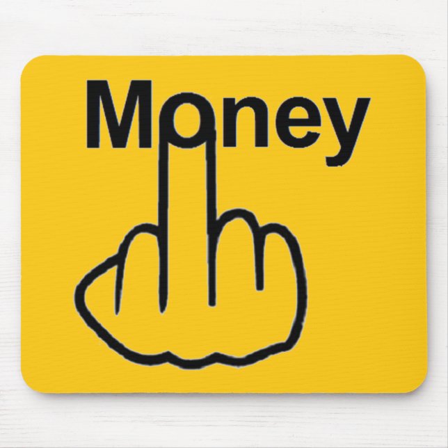 Mousepad Money Gedreht (Vorne)