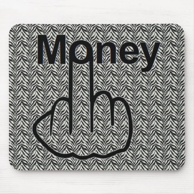 Mousepad Money Gedreht (Vorne)