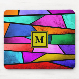 Mousepad Monogram, farblich fixiert