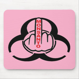 Mousepad Monsanto Bio Hazard Gedreht