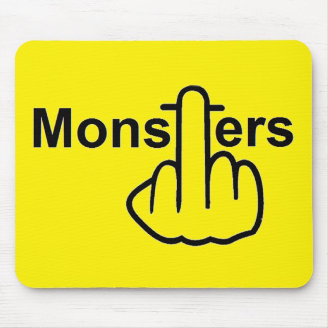 Mousepad Monster Drehe (Vorne)