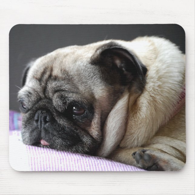 Mousepad Mops Carlin Pug (Vorne)