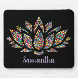 Mousepad-Mousepad für die Blume Lotus Mousepad