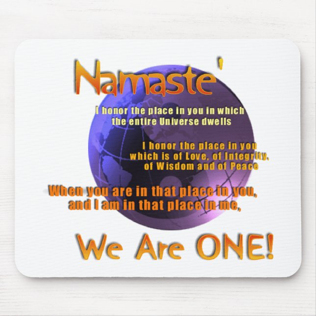 Mousepad - Namaste (Vorne)