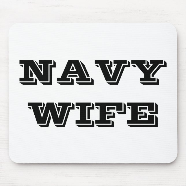 Mousepad Navy-Ehefrau (Vorne)