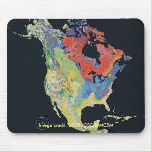 Mousepad/nordamerikanischer Kontinent Mousepad