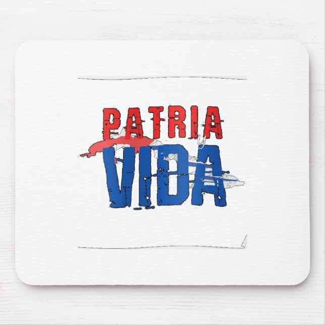 Mousepad Patria y vida (Vorne)