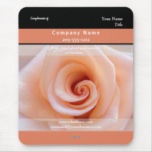 Mousepad-Peach-Rose - HAMbyWG Mousepad