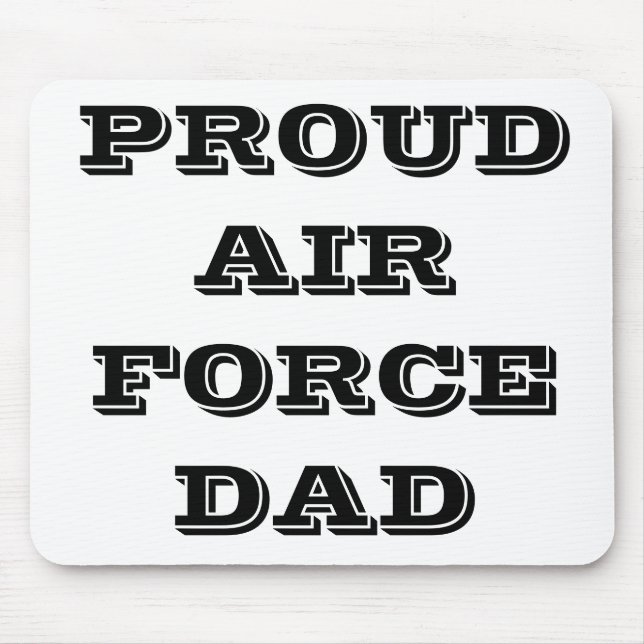 Mousepad Proud Air Force Vater (Vorne)