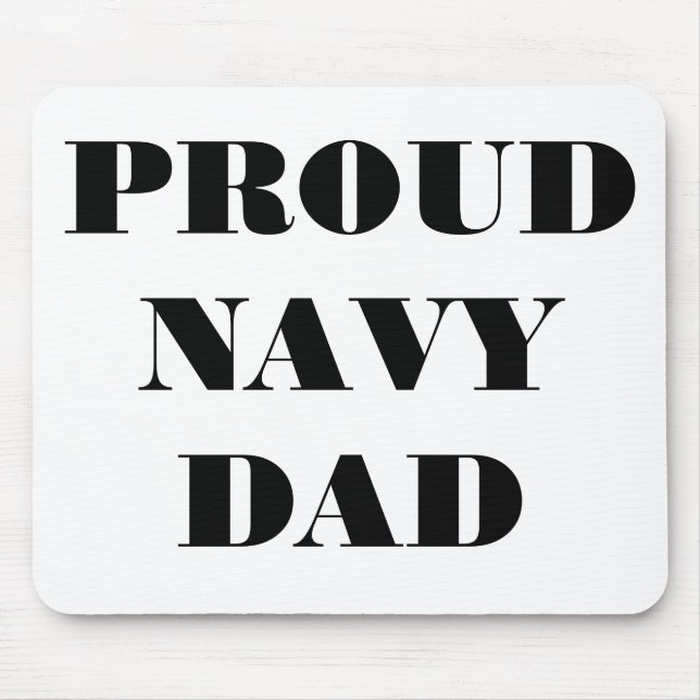 Mousepad Proud Navy Vater (Vorne)