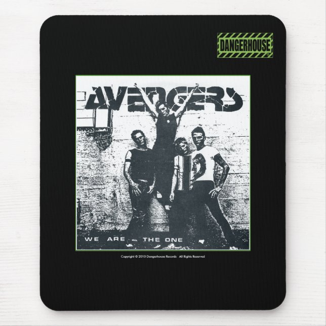 Mousepad Rächer sind wir das ein Dangerhouse (Vorne)