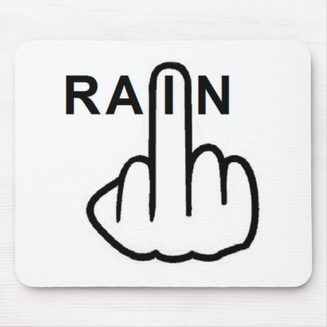 Mousepad Rain Gedreht (Vorne)