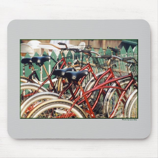 Mousepad "Red Bicycles" (Vorne)