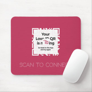 Mousepad - RED - QR - GLAM Collection