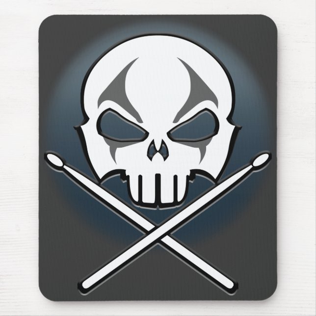 Mousepad-Rock & Roll Drummer-Maus-Pad Mousepad (Vorne)