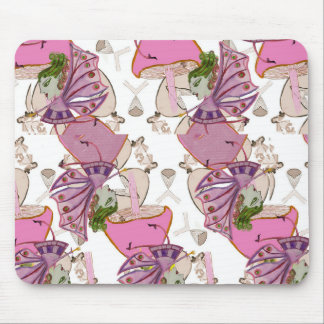 Mousepad rosa Pilzfeen Design