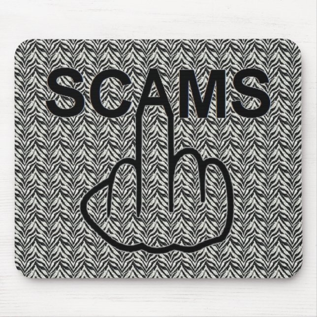 Mousepad-Schrecken Gedreht Mousepad (Vorne)