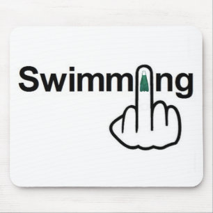 Mousepad Schwimmen Gedreht