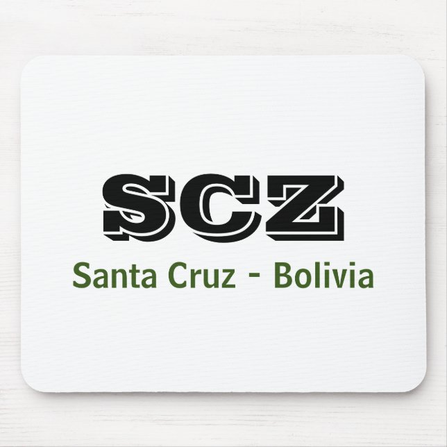 Mousepad SCZ Santa Cruz Bolivia (Vorne)