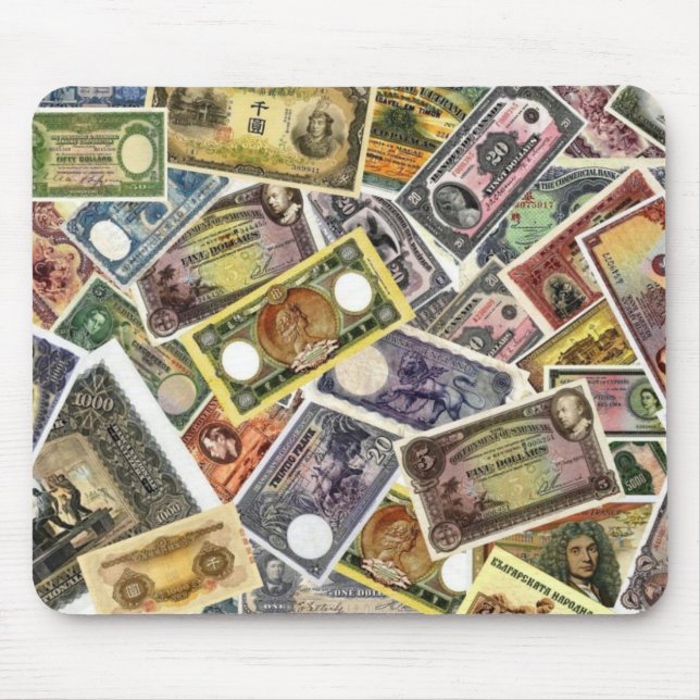 MOUSEPAD - SELTENE BANKNOTEN (Vorne)