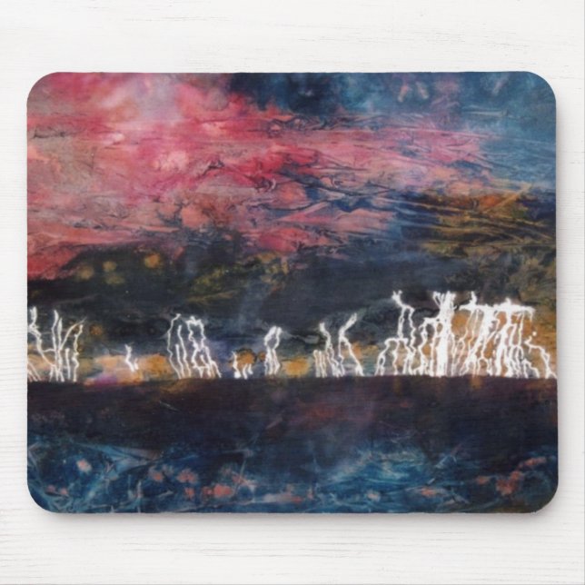 Mousepad "Silent Thunder" Abstraktes Design (Vorne)