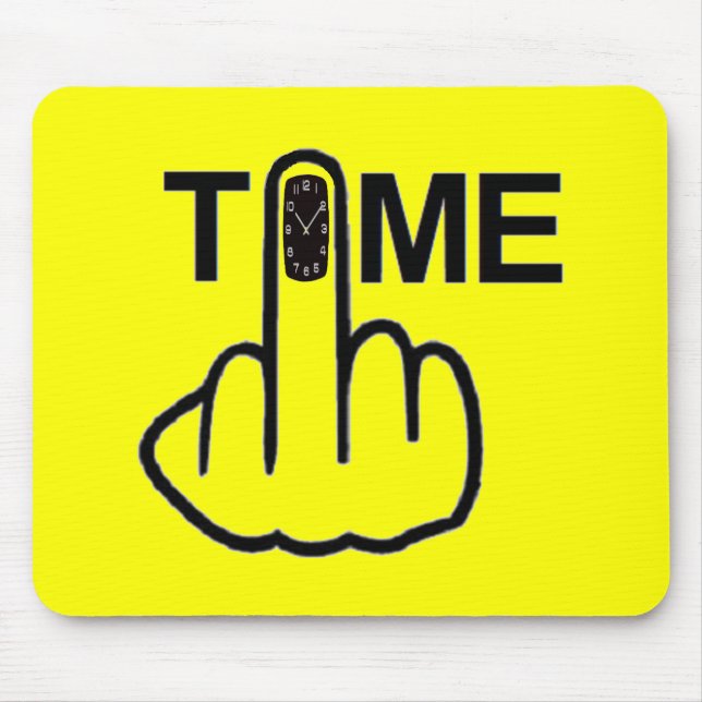 Mousepad Time Gedreht (Vorne)