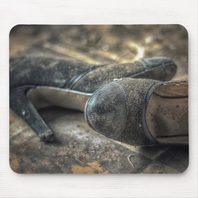 Mousepad Verlorene Schuhe - Lost Place (Vorne)