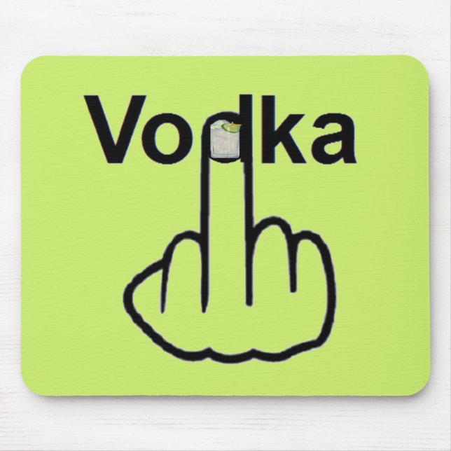 Mousepad Vodka Drehte (Vorne)