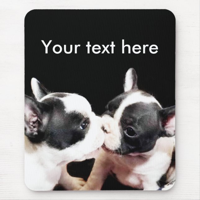 Mousepad Welpen der französischen Bulldogge (Vorne)