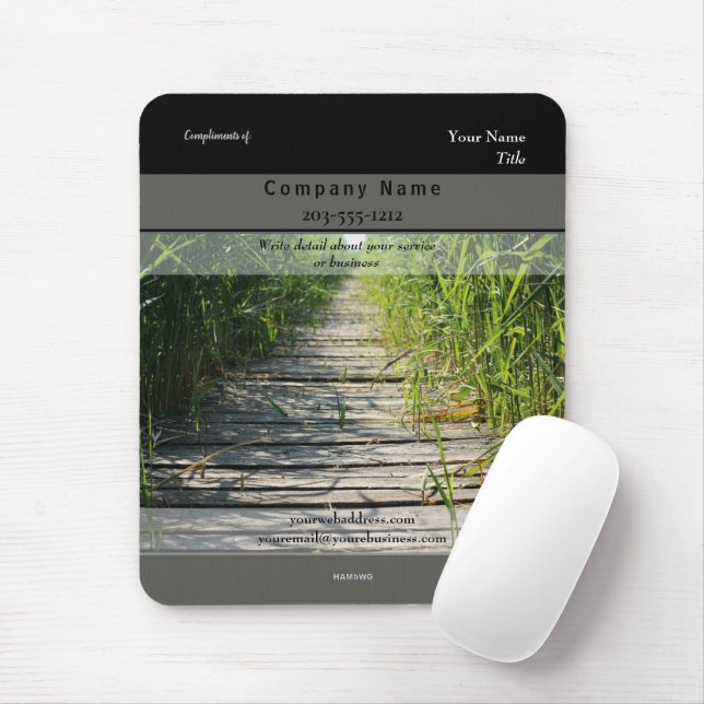 Mousepad-Werbefläche Walk - HAMbyWG Mousepad (Mit Mouse)