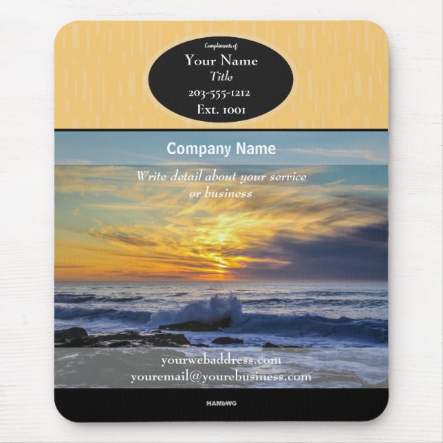 Mousepad-Werbemeer - HAMbyWG Mousepad (Vorne)