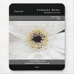 Mousepad White Blume Theme - HAMbyWG