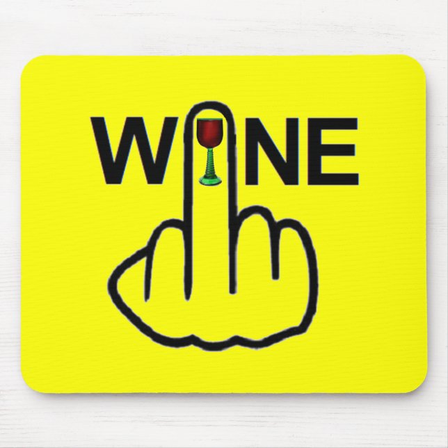 Mousepad Wine Gedreht (Vorne)