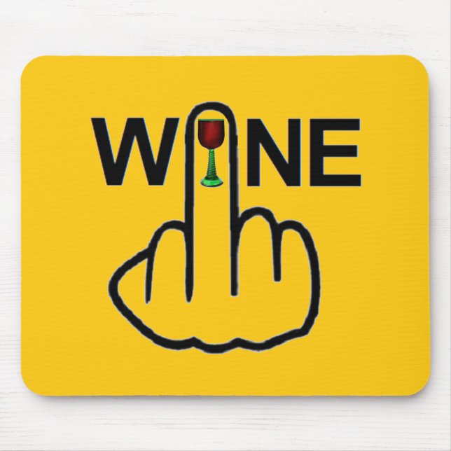 Mousepad Wine Gedreht (Vorne)