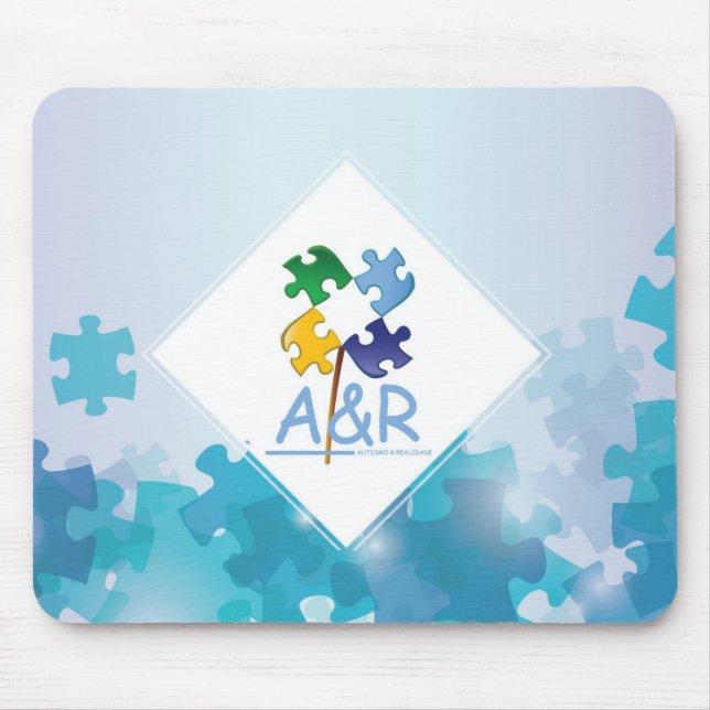 Mousepad zerbricht das Blaue Haupt (Vorne)