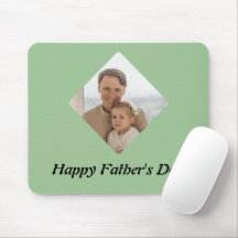 Mousepad zum personalisierten Vatertag - Weich grü