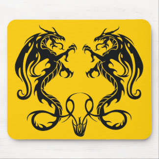 Mousepad: Zwei Gegner von Stammesdrachen Mousepad