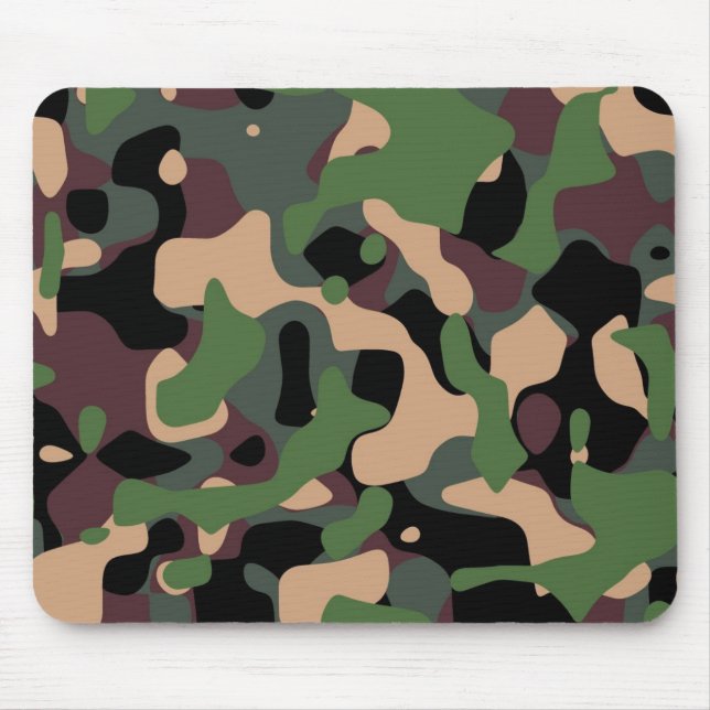 Mousepads mit einem Militärtarnungsentwurf (Vorne)
