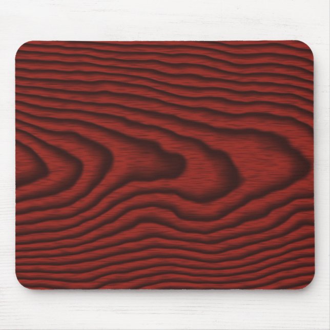 Mousepads mit einer roten hölzernen Beschaffenheit (Vorne)
