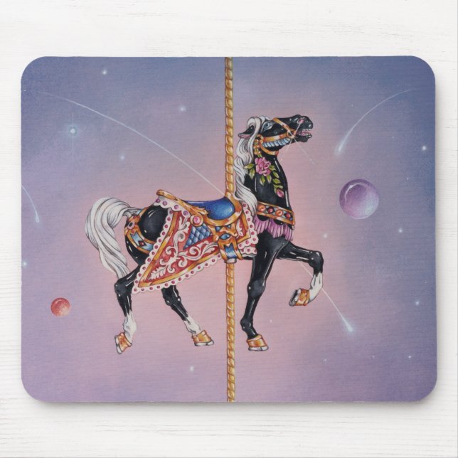 Mousepads - Petaluma Karussell Pferd 2 (Vorne)