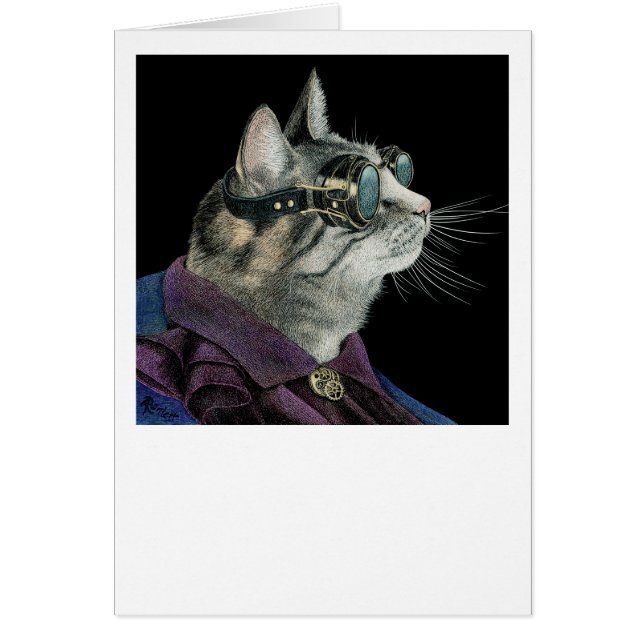 "Mouser Steampunk" - Tabby Cat (Devant)